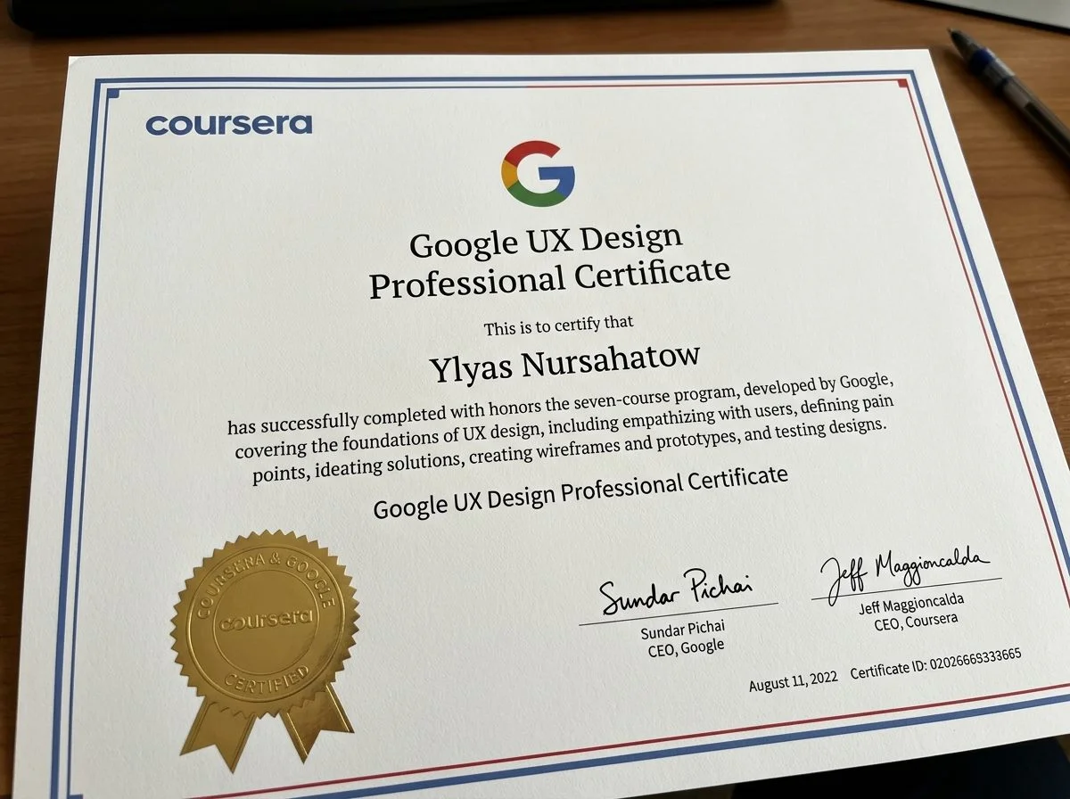 Google UX Design Professional